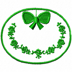 Flowers And Tree Embroidery Design 9